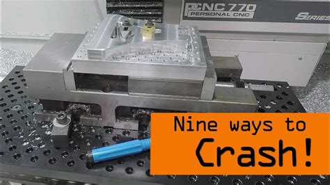 cnc machine wrecks|cnc machine crash report.